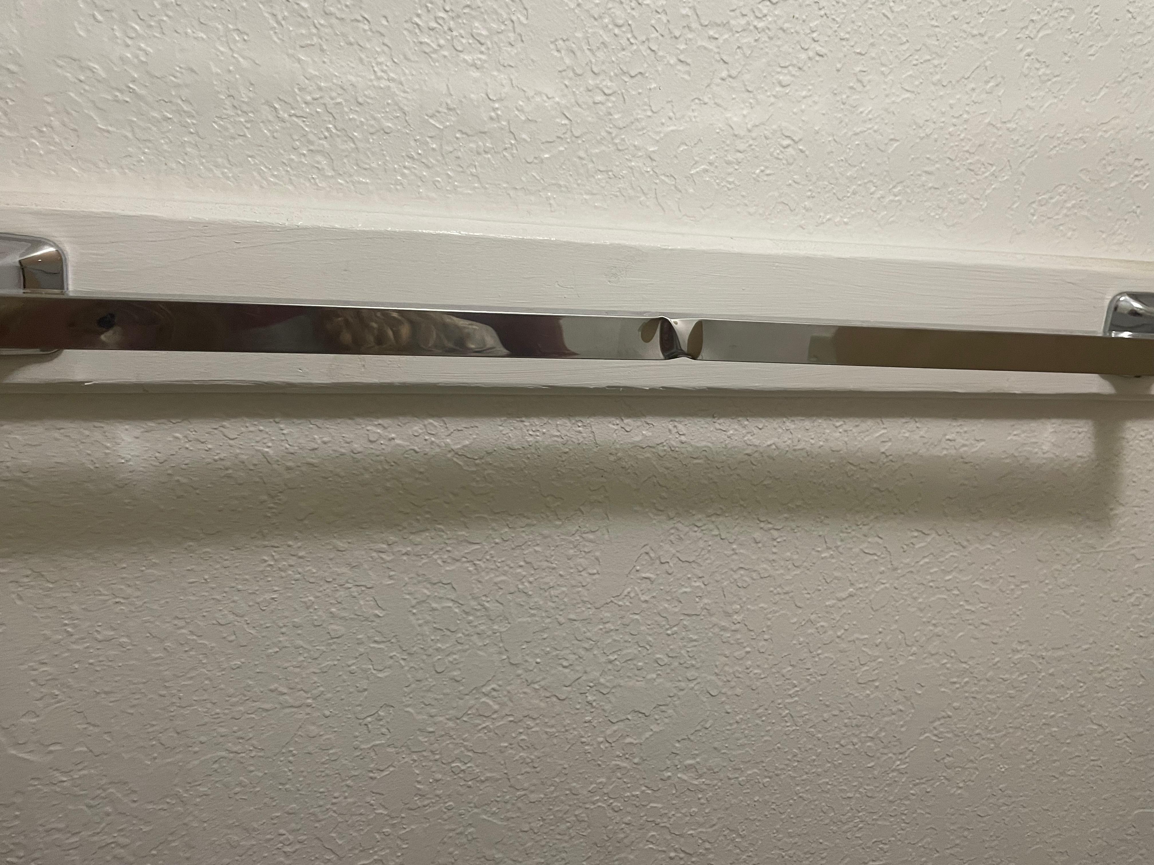 Towel bar condition 