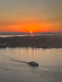 Sunrises from river-view room