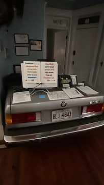 Check-in desk!