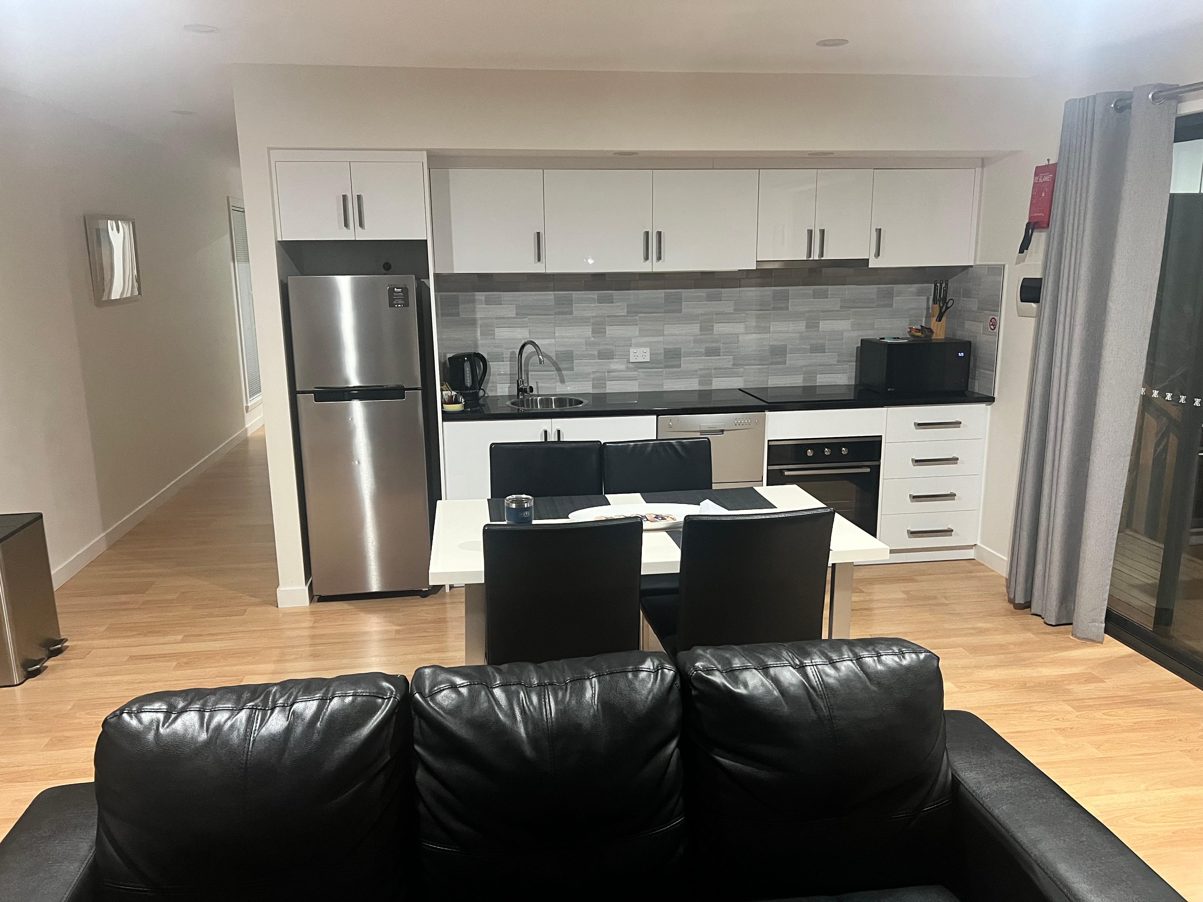 Kitchen dining area.