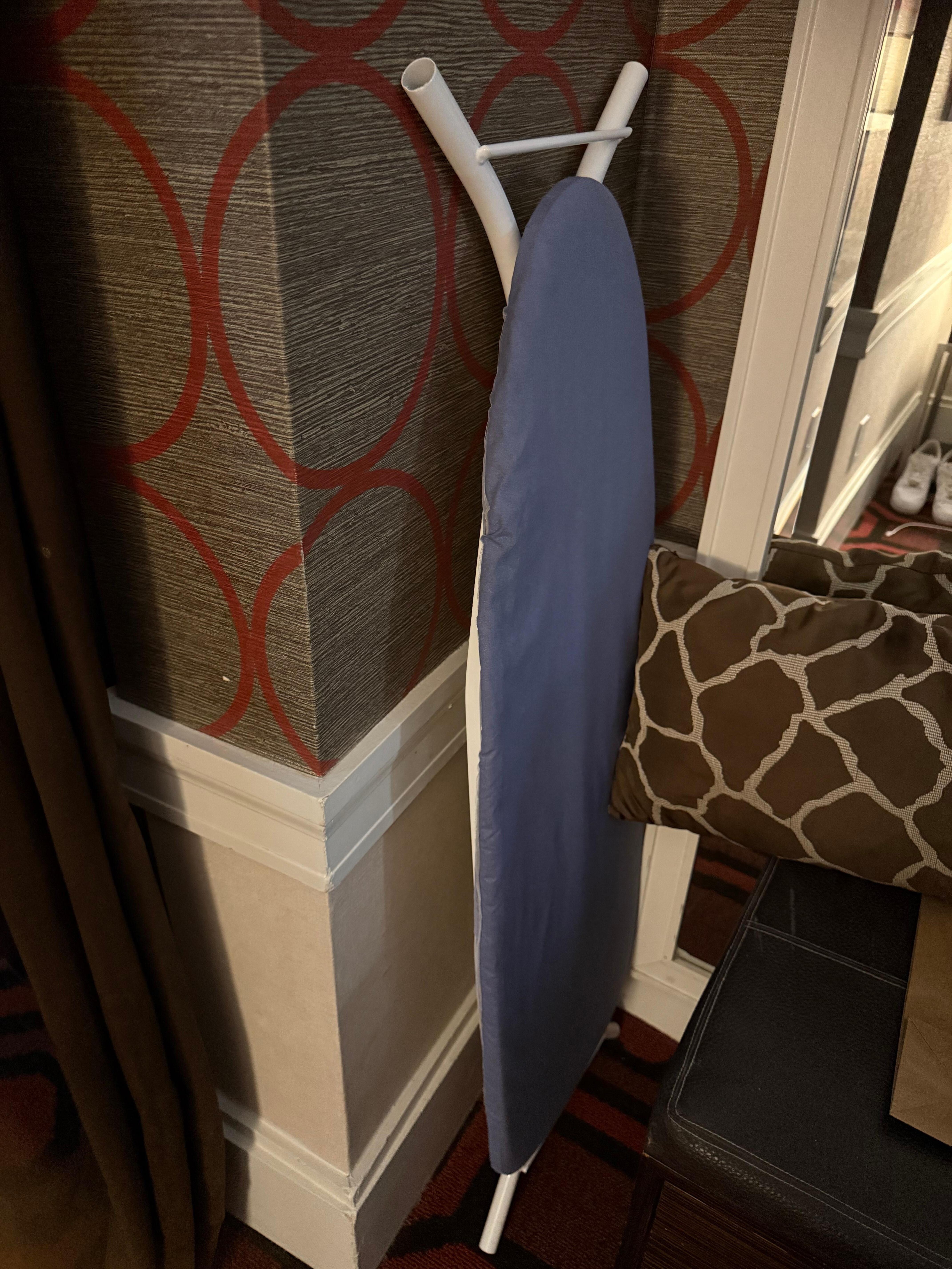 Ironboard with no location - ‘closet’ was a curtain space