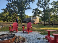 Fire pit area