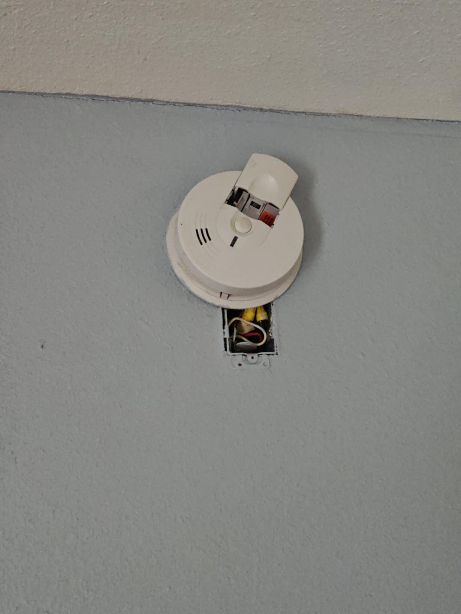 Broken unusable power outlet
