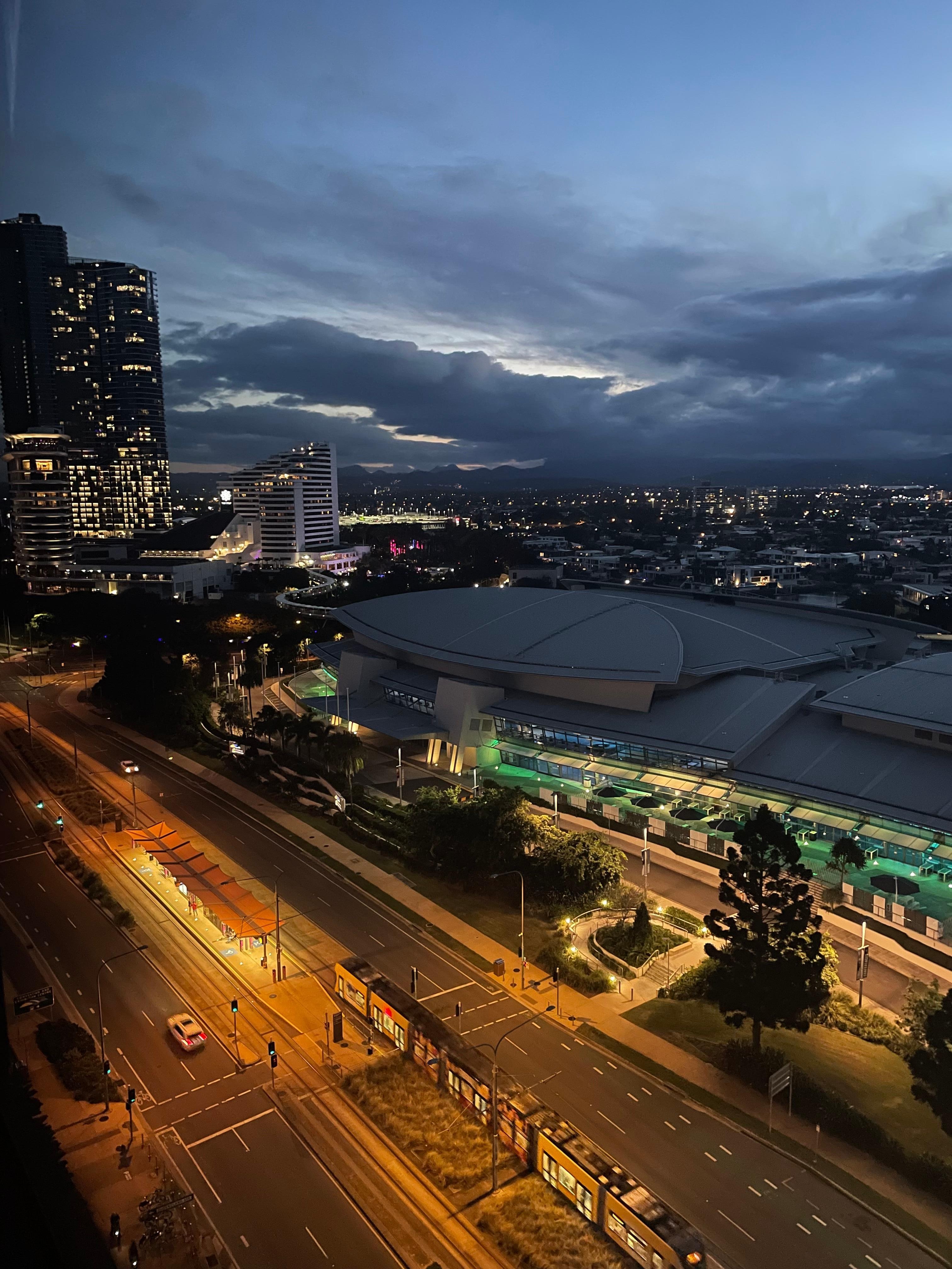 Floor to ceiling bedroom windows. A beautiful view to unwind. 
