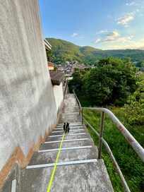 Private Steps down to your private residence. You can take the next step down to the pool, and even further down to a restaurant that is open 365 days a year. In case you show up on a Swiss holiday.