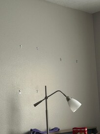 Missing pictures from the walls, however hangers were still there