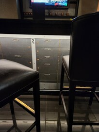 Safety Deposit Boxes inside Tellers Bar
