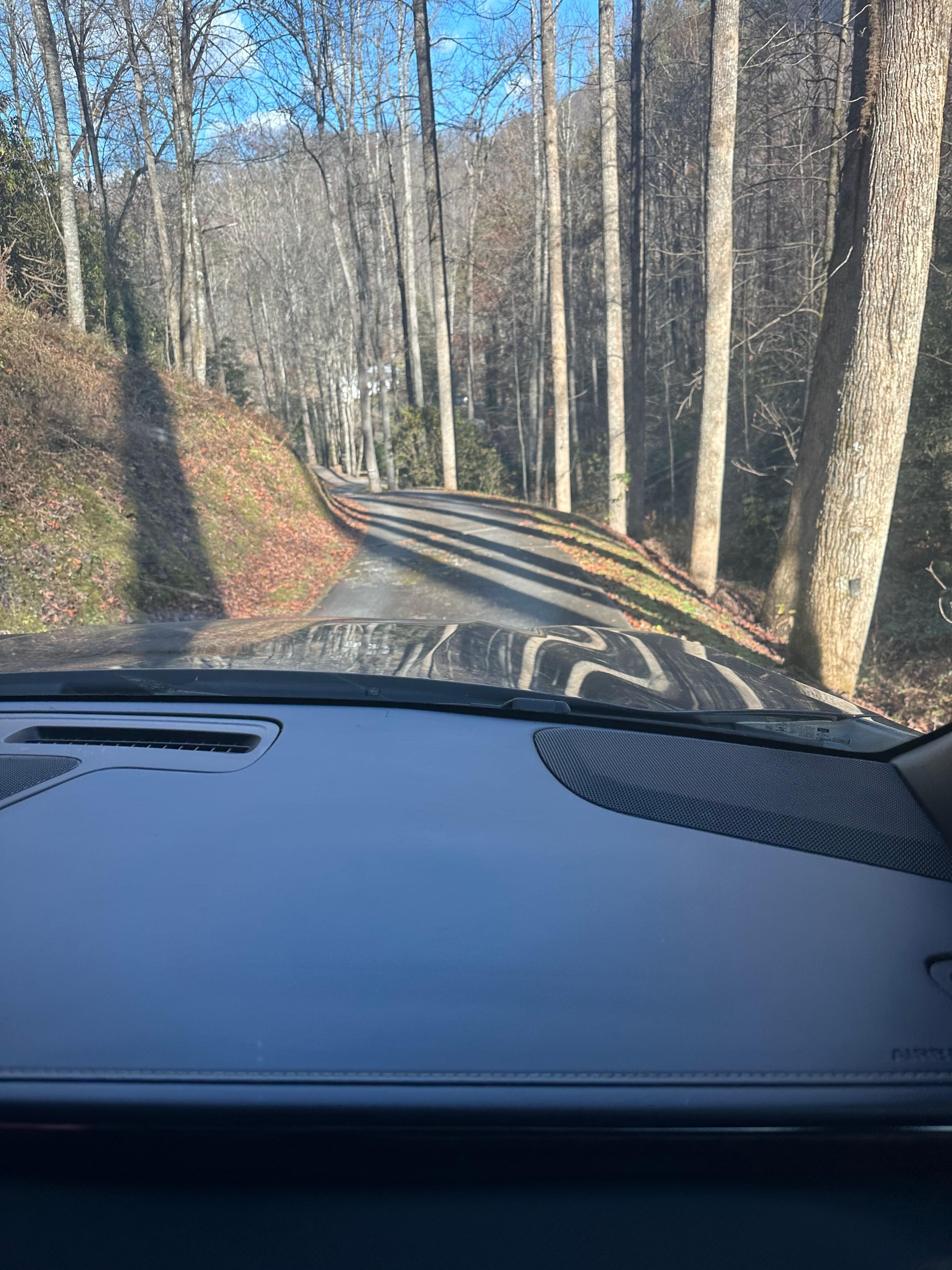 Driveway is very steep.