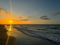 Last morning sunrise