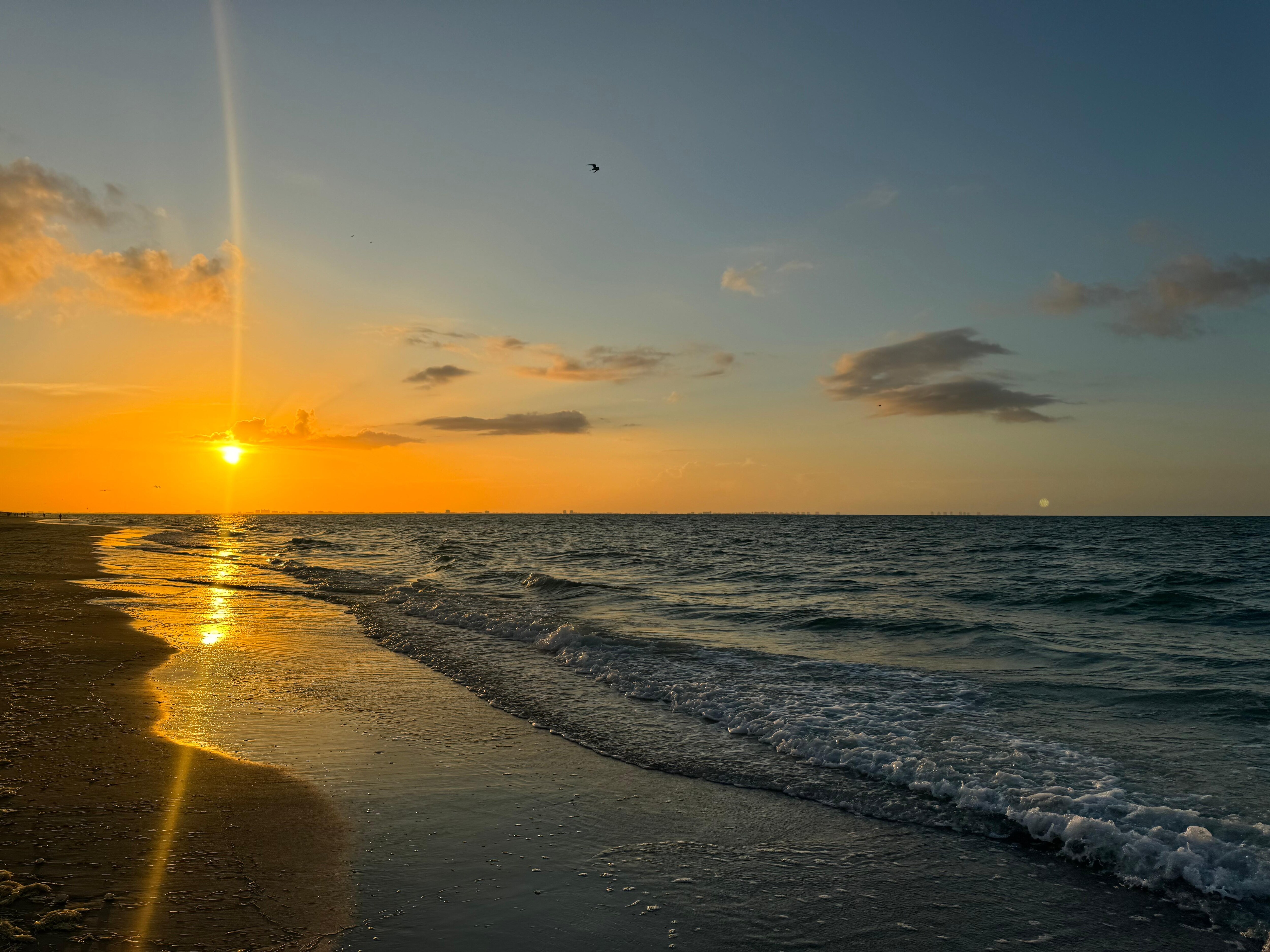 Last morning sunrise