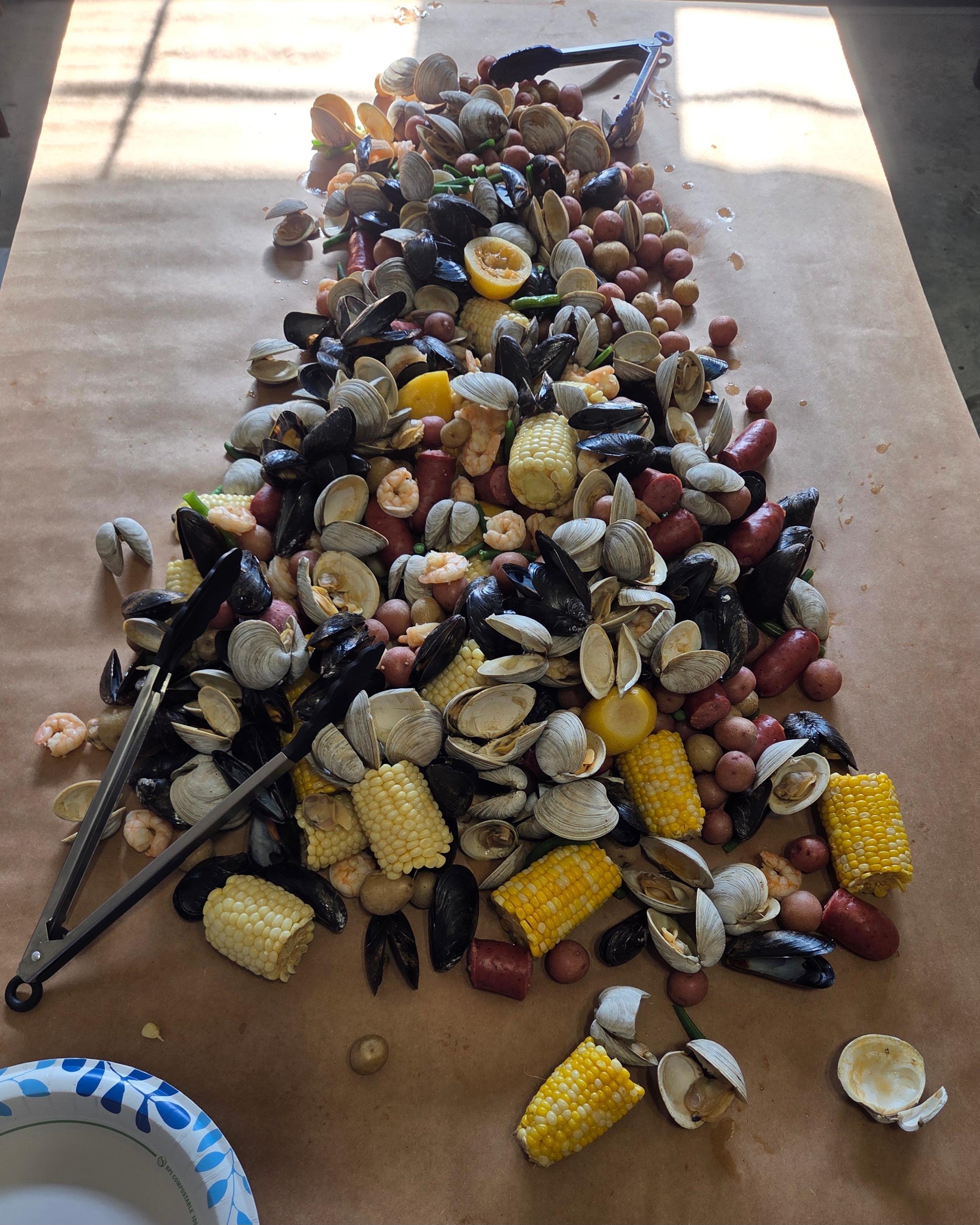 Our seafood boil night