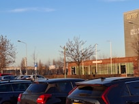 Parkeerplaats voor gratis parkeren.