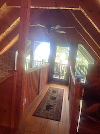 Walk out to the top floor Balcony