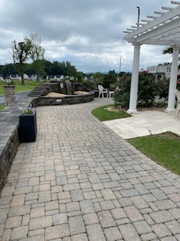 Fountain in back
