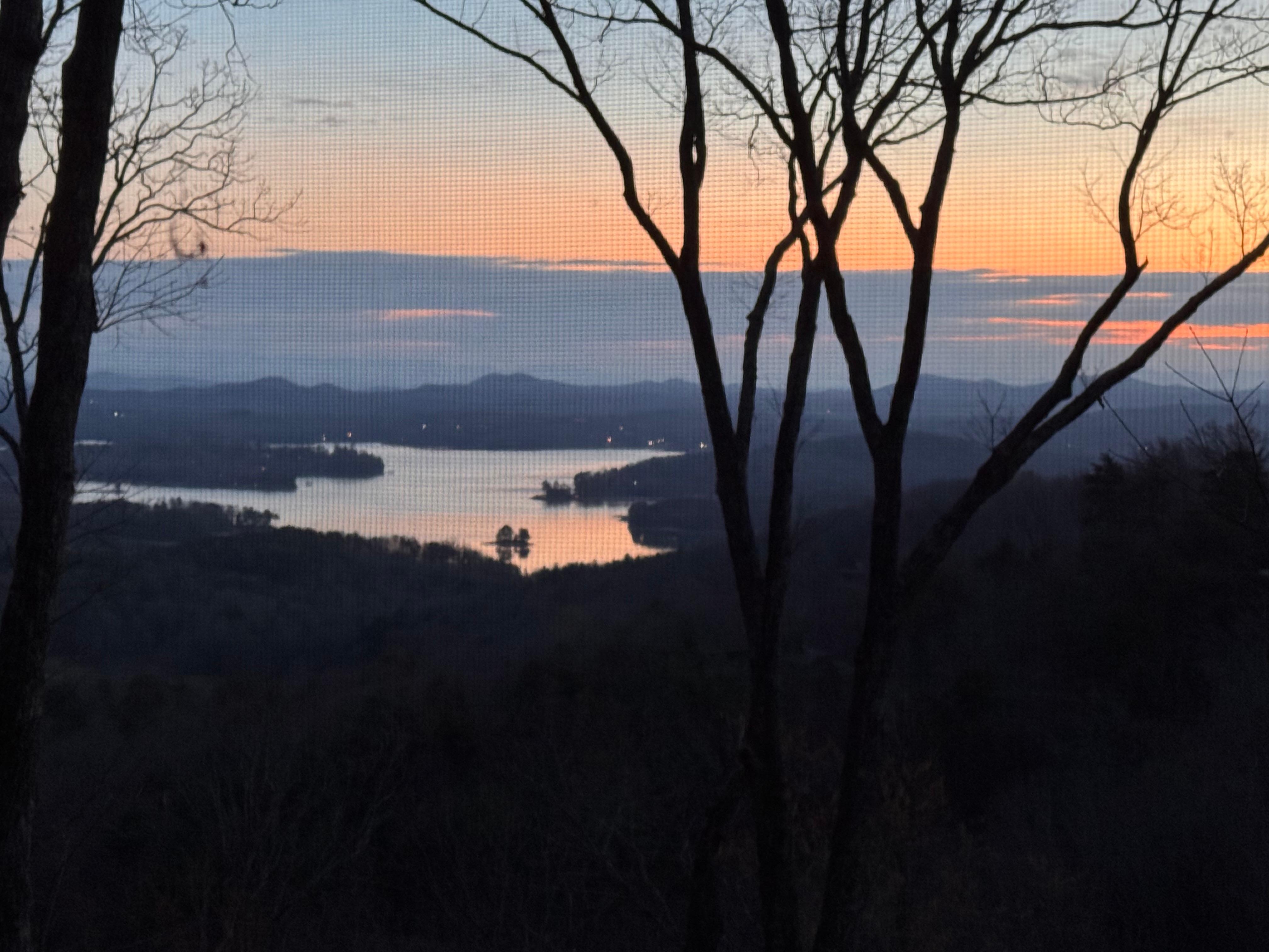 Sunrise from the deck