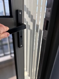 Doors to balconies on 14th floor do not lock