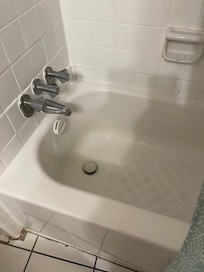 Tub not a step in shower