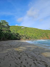 View of the house from the Santa Maria beach