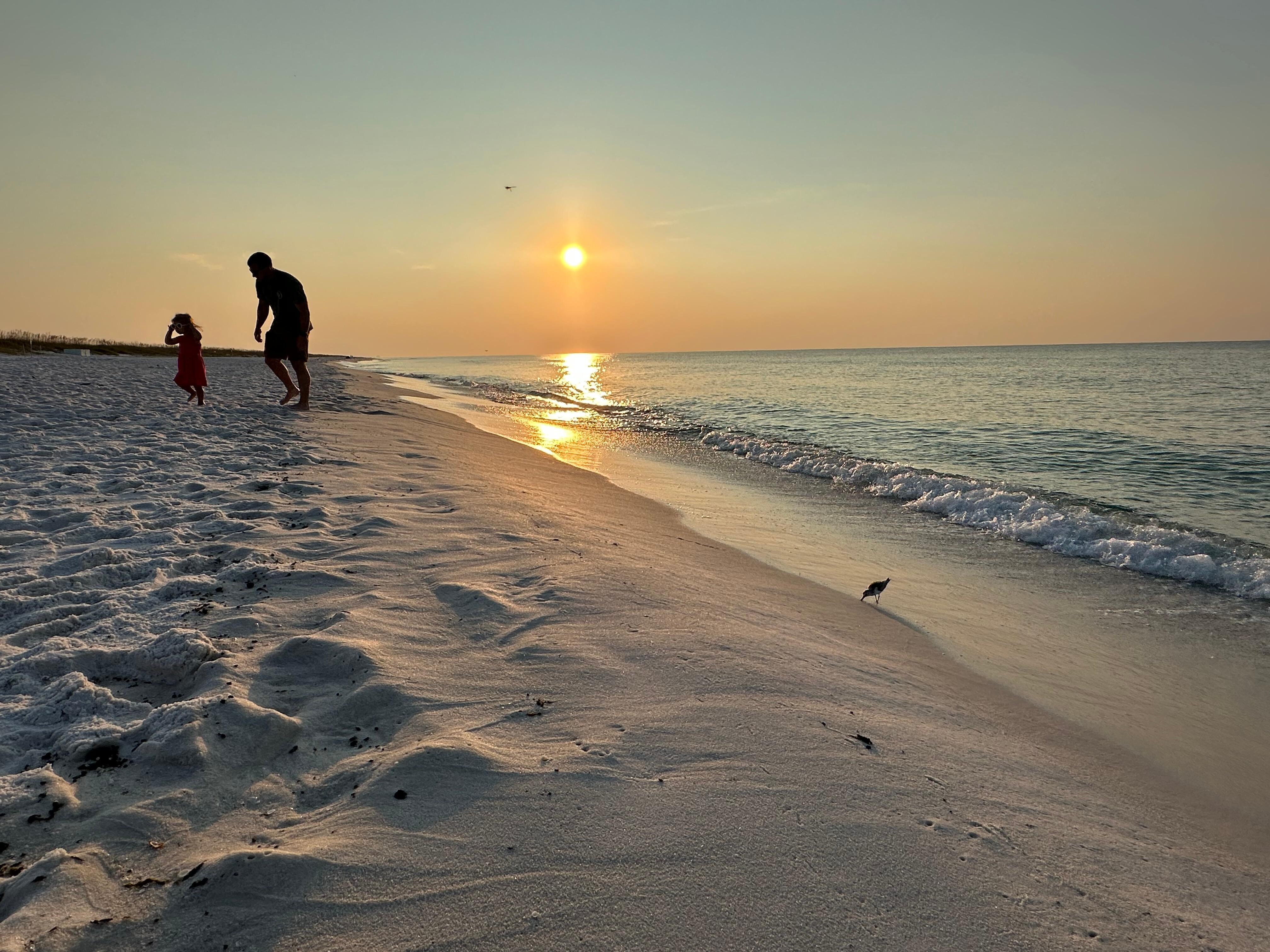 Sunrise on the beach!