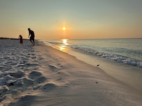 Sunrise on the beach!