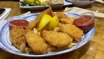 Super large shrimp plate. 15 bucks