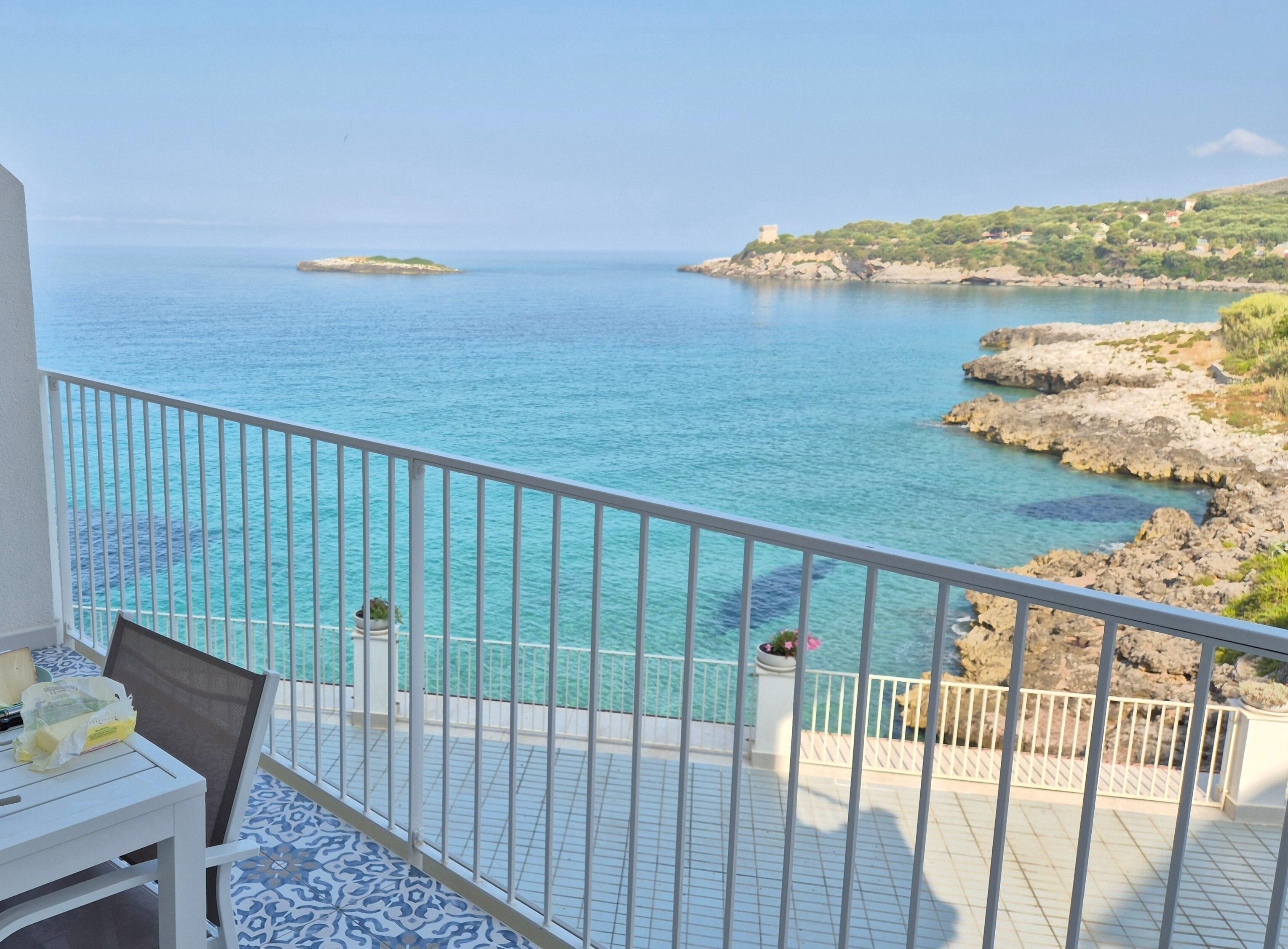 Blick vom Balkon