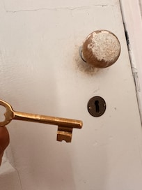The room key! I fell in love the moment I saw it.