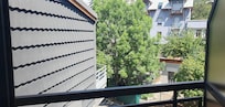 Der Blick aus unserem Zimmer - Bergblick ist das sicher nicht!
