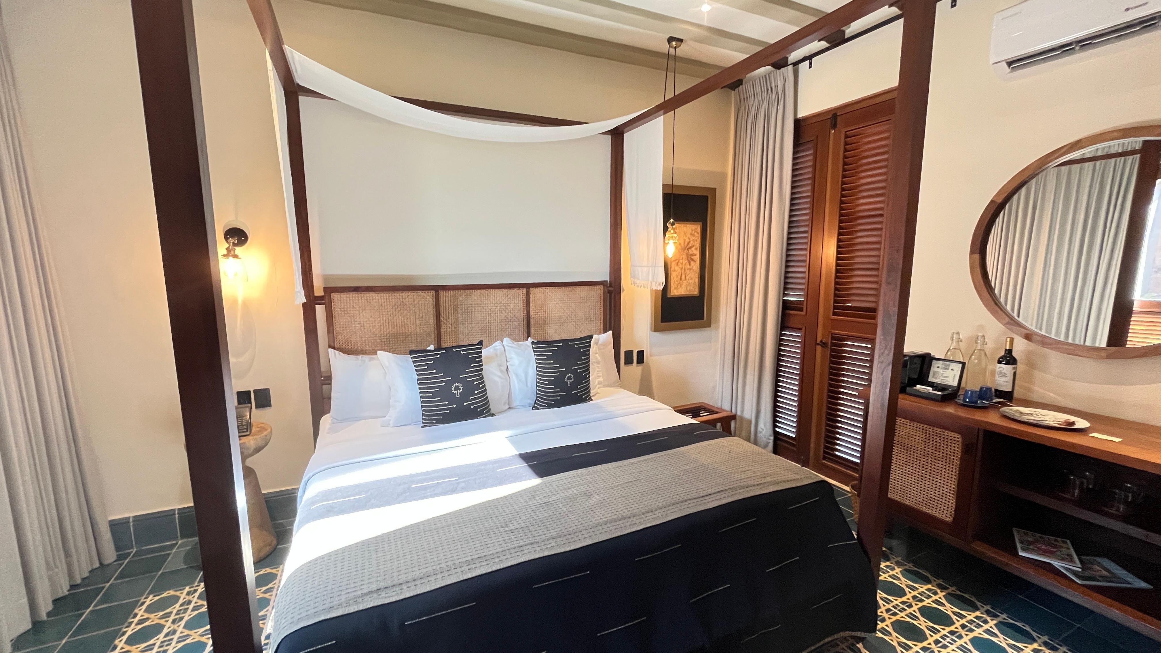 King size bed- very comfy