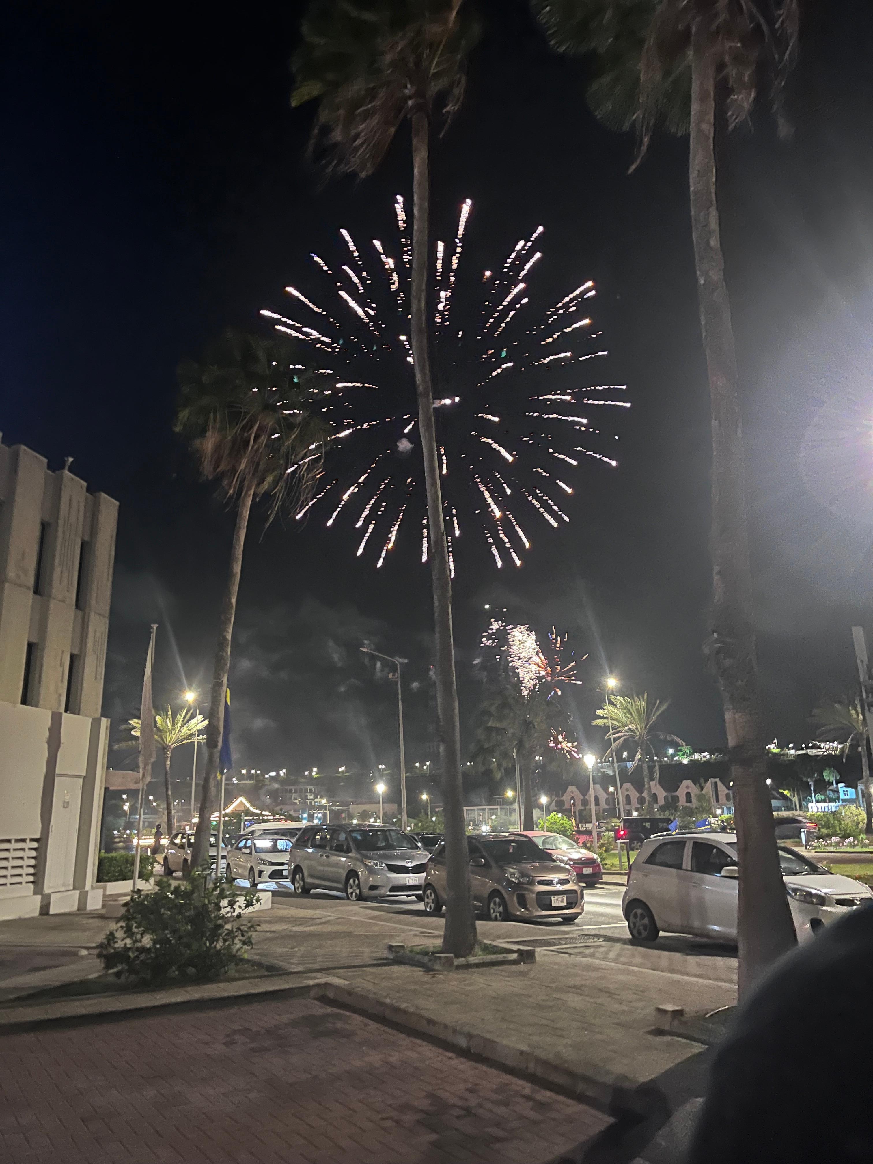 Fireworks on Flag Day