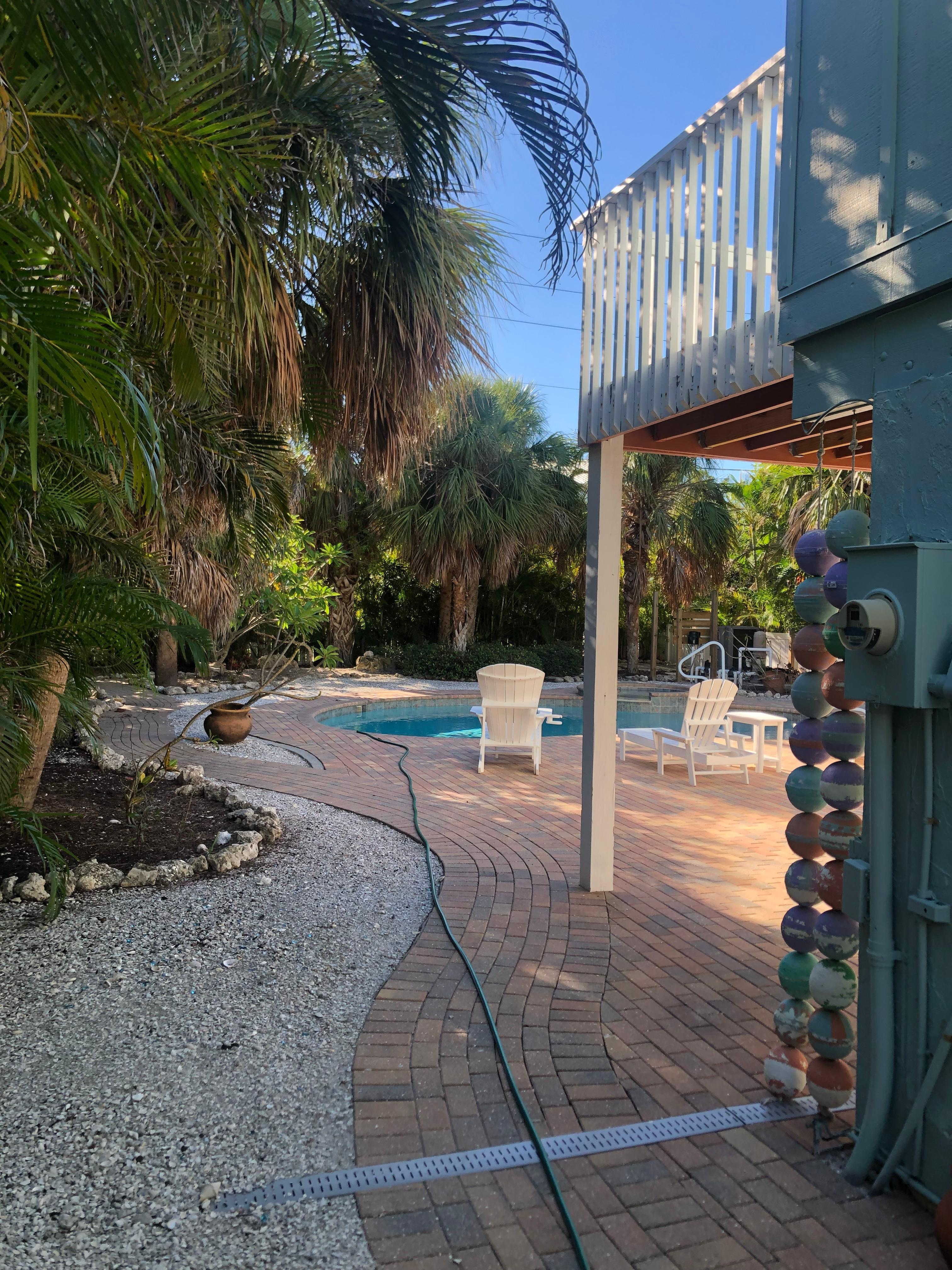 New landscaping, clean and very well done