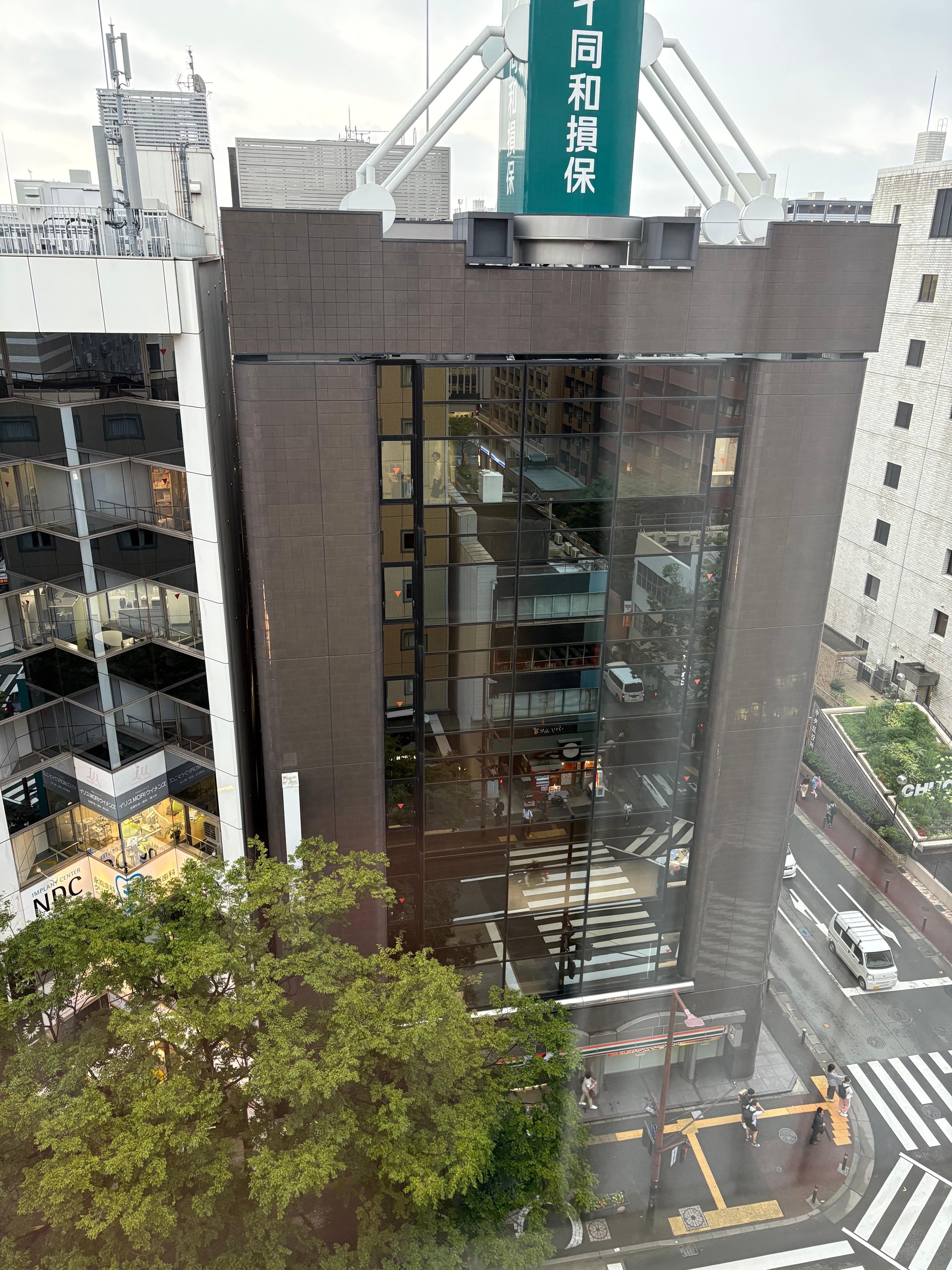 １０階の部屋からの眺め