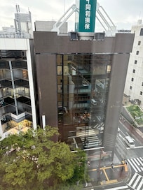 10階の部屋からの眺め