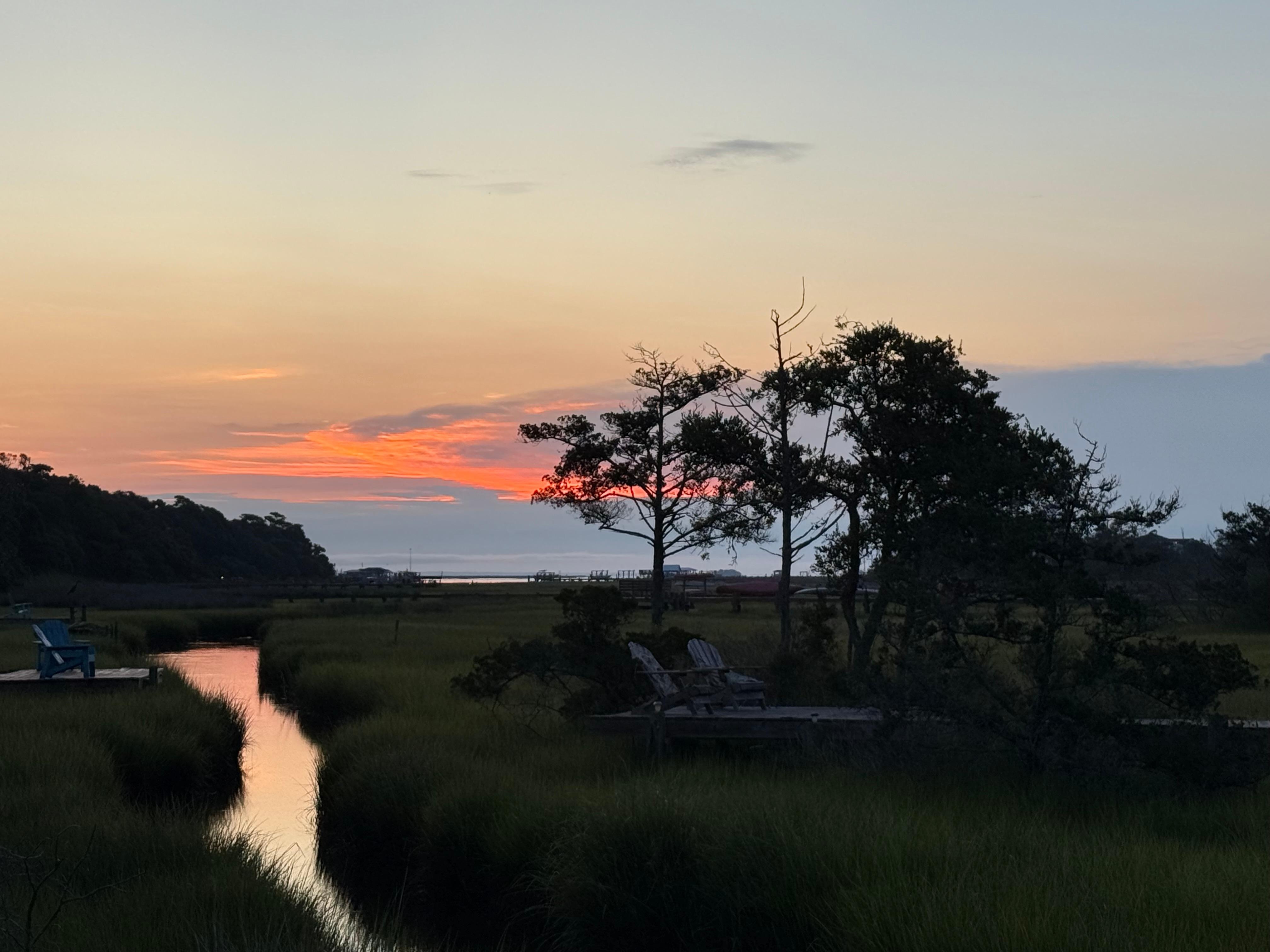 View from the front of the neighborhood on my morning walk. 