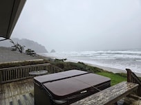 Hot tub for achy muscles after a day of hiking