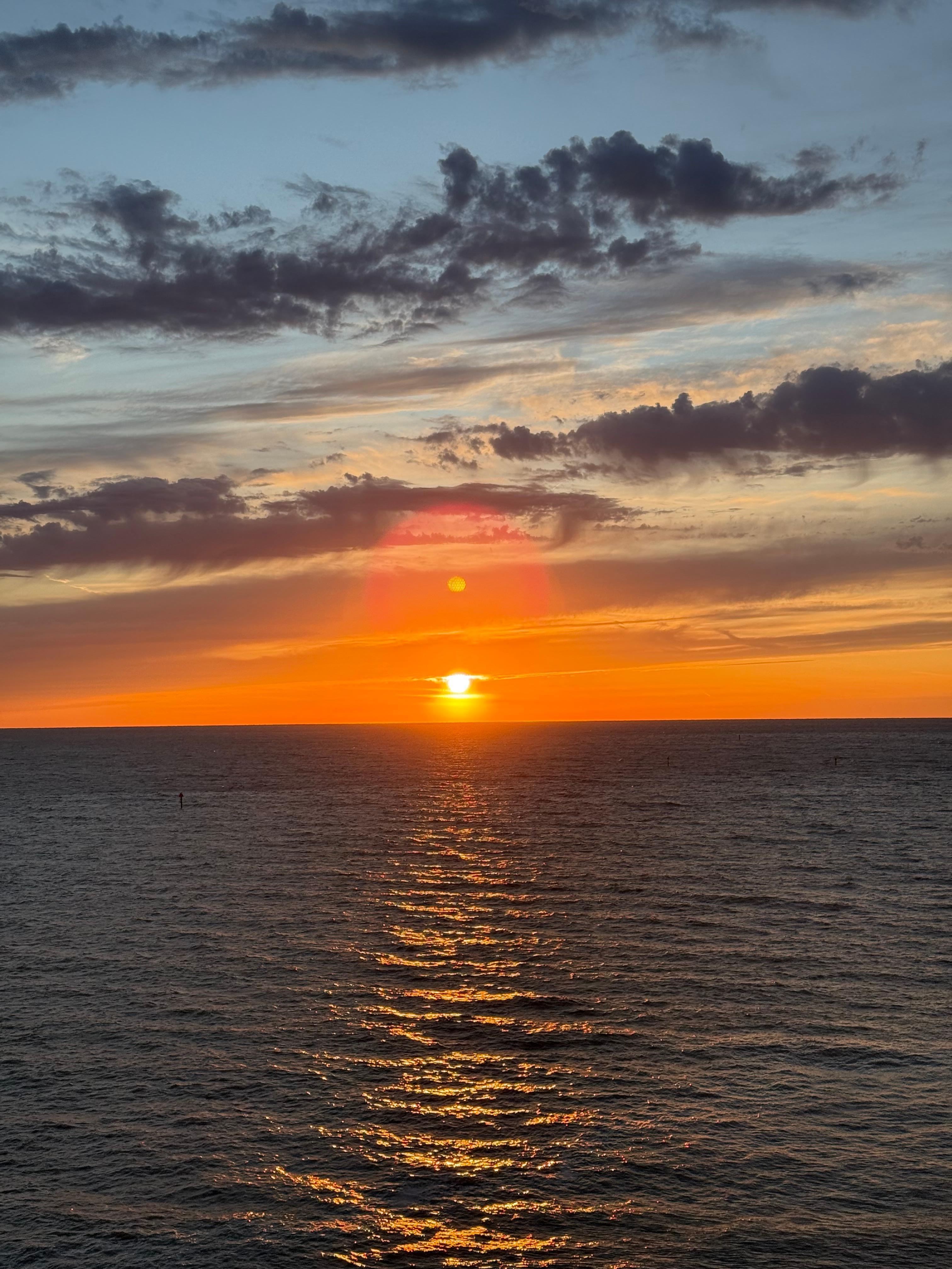 Sunset from our room !