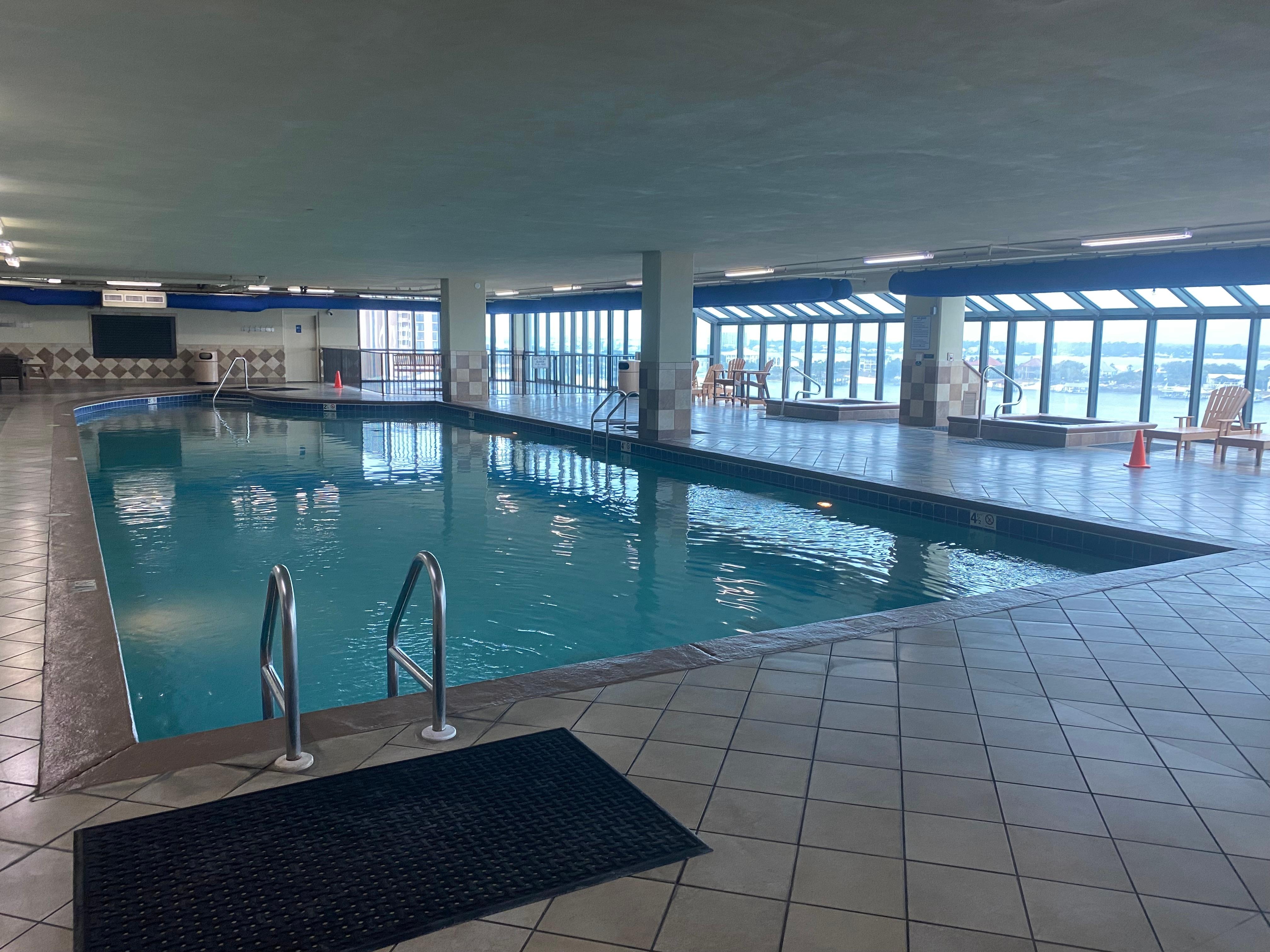 Beautiful indoor pool 