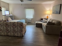 Living room with plenty of sleeping room