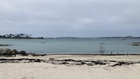The view of the lovely swimming beach from the hotel. I had a great swim