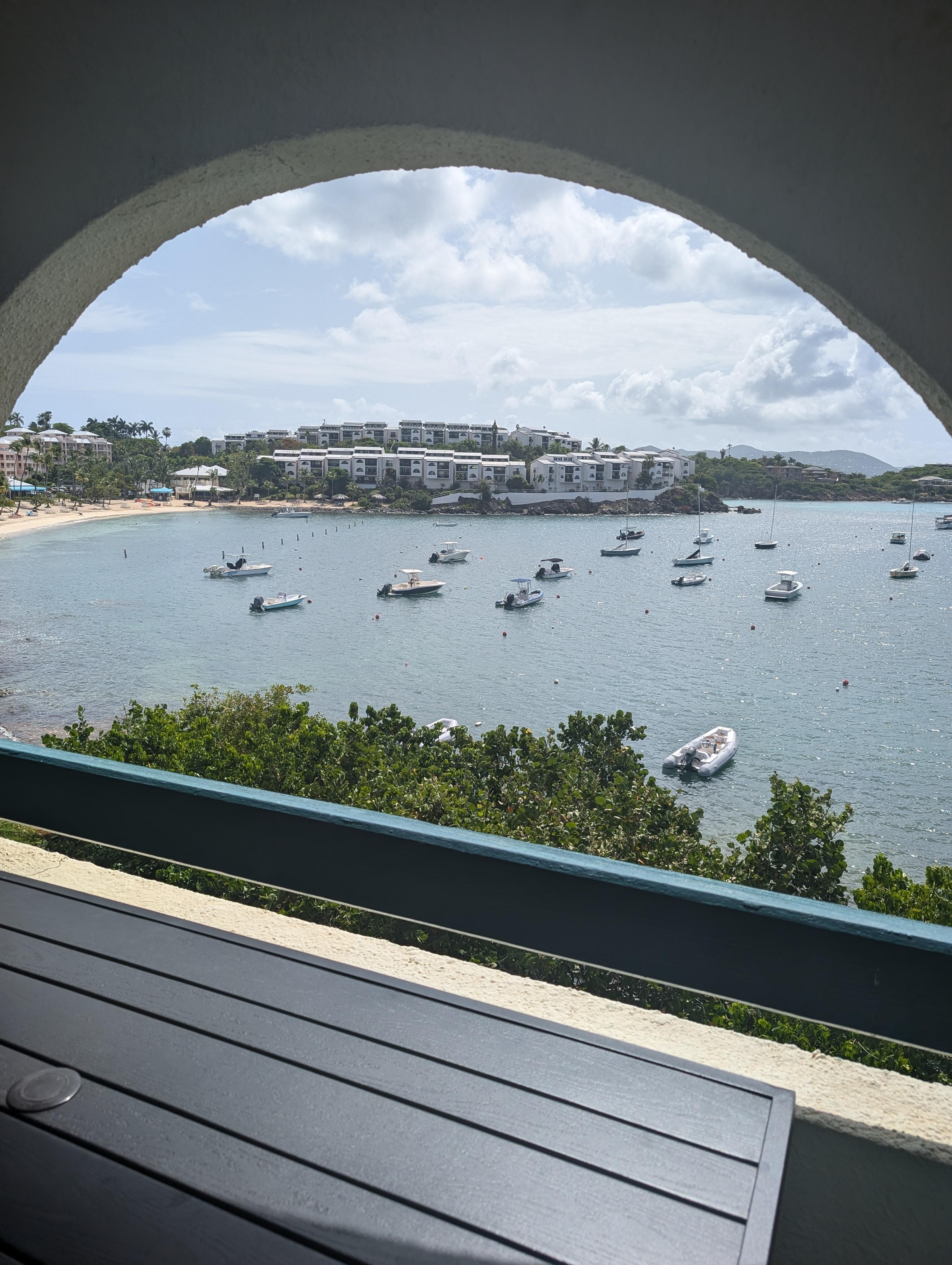 View from the balcony of room