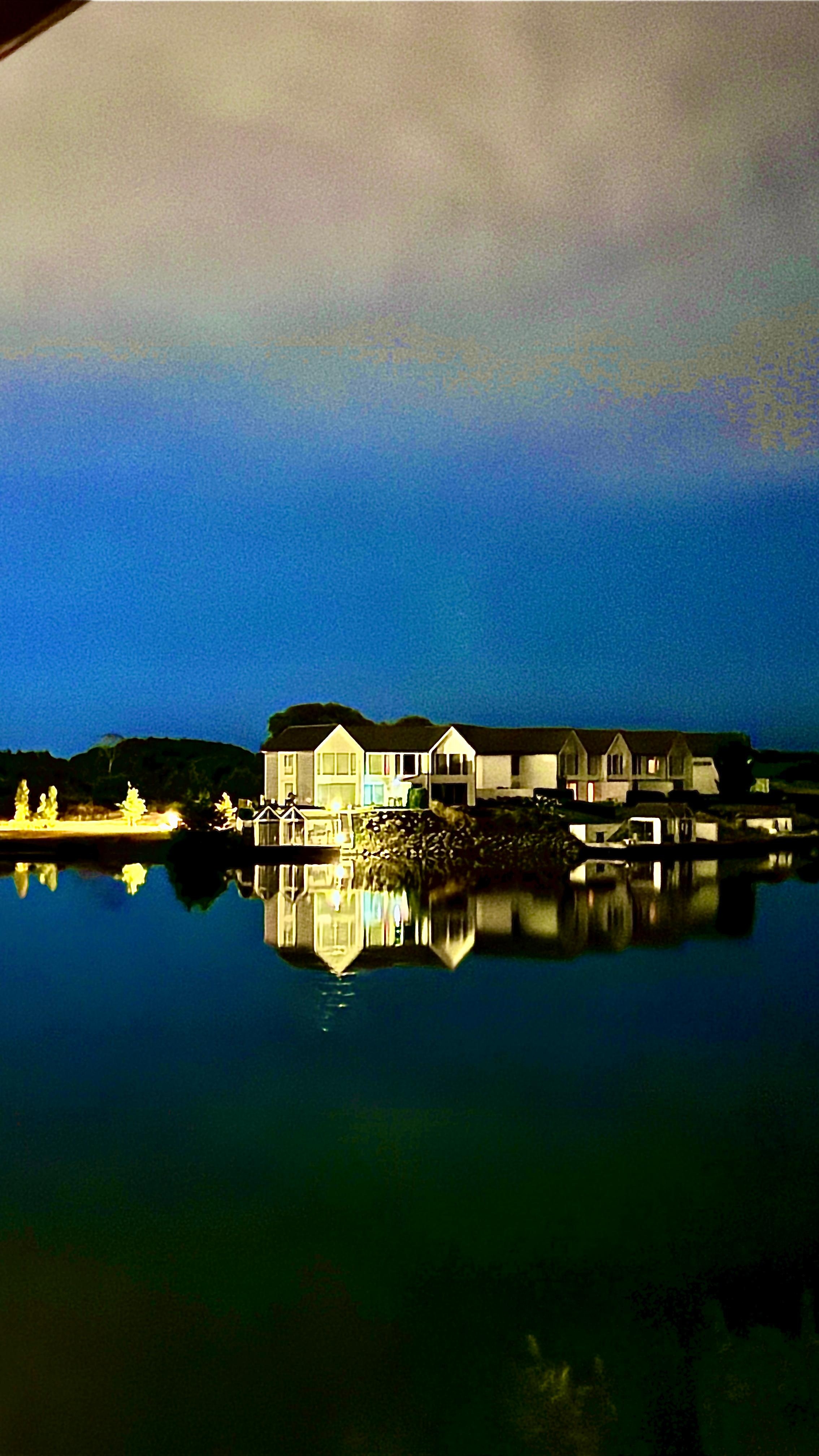 A view from Room at night 