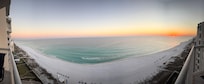 Panoramic view of the ocean