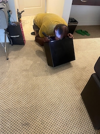 Safe wouldn’t open so engineer came out to fix and saw it was not bolted to anything
What A Joke