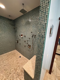 Massive double showers