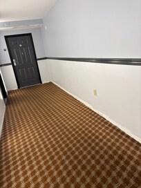 The molding in the hallways wasn’t there.