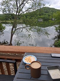 Breakfast in the morning