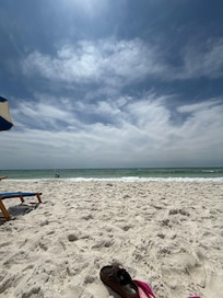 Beach access straight from the condo