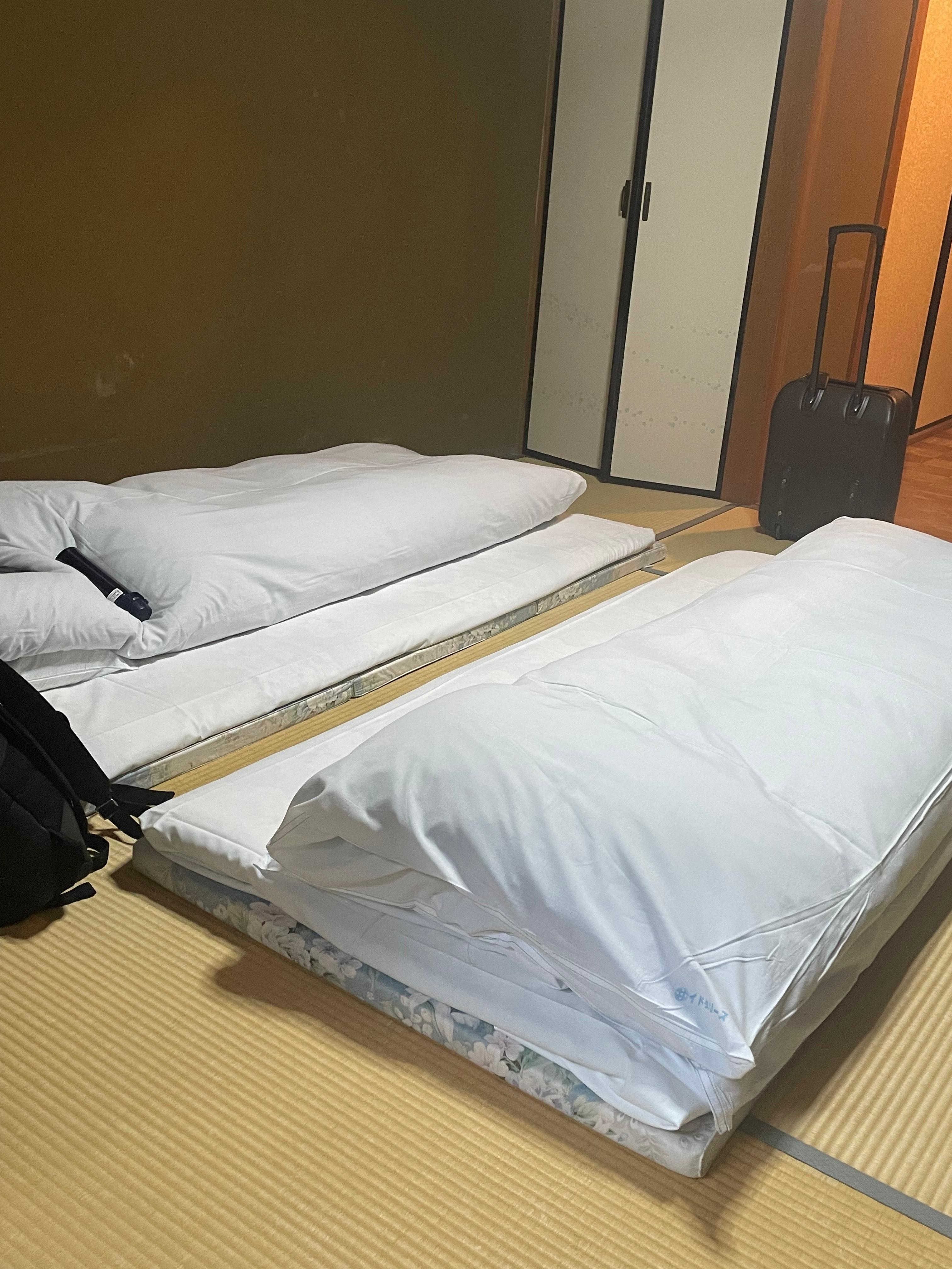 寝具は清潔で気持ちが良かったです。