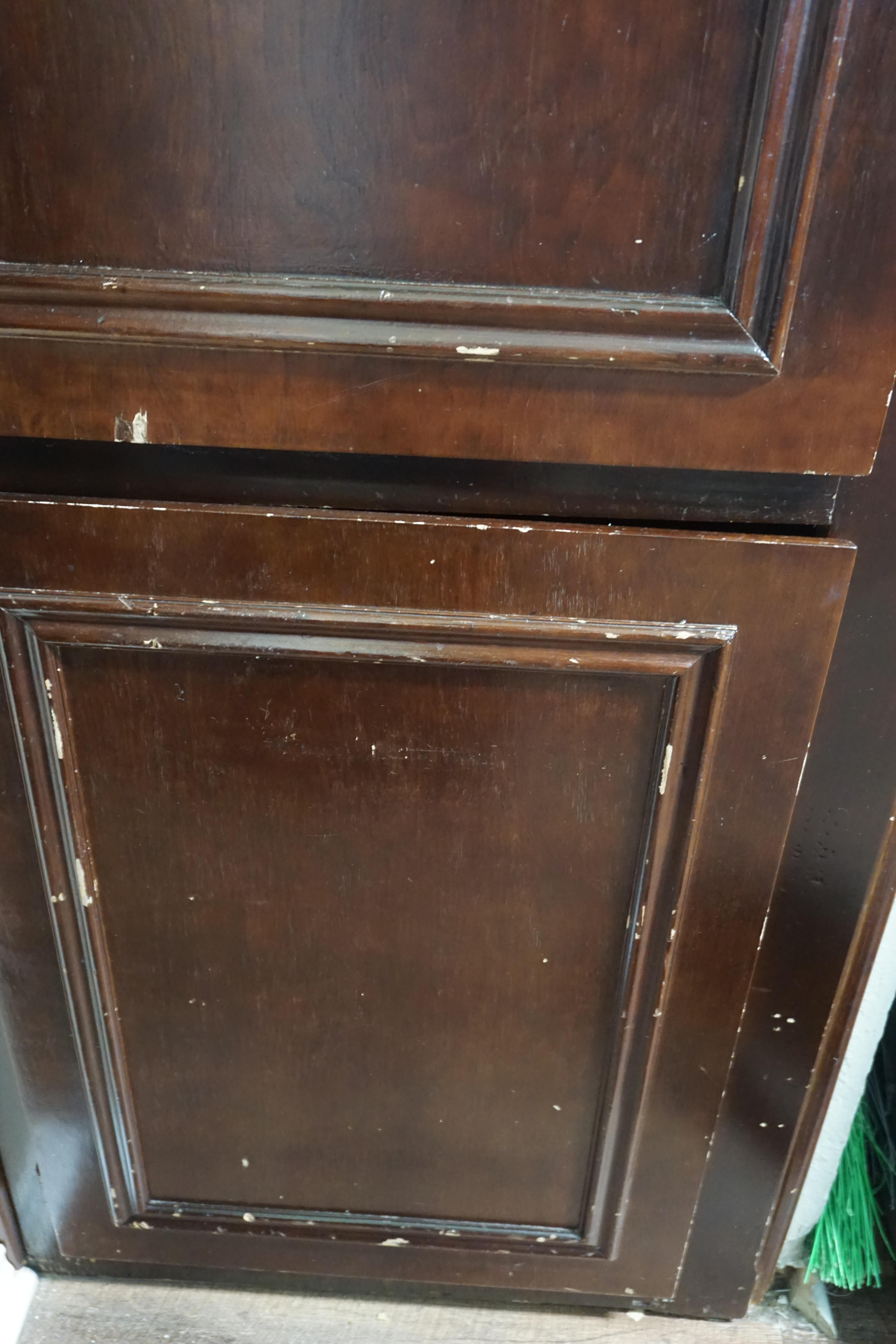 Cabinets are beat up and chipped