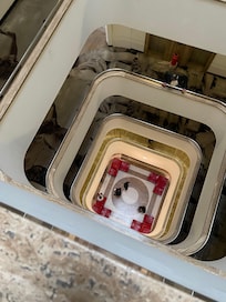 View from our floor to the ground floor